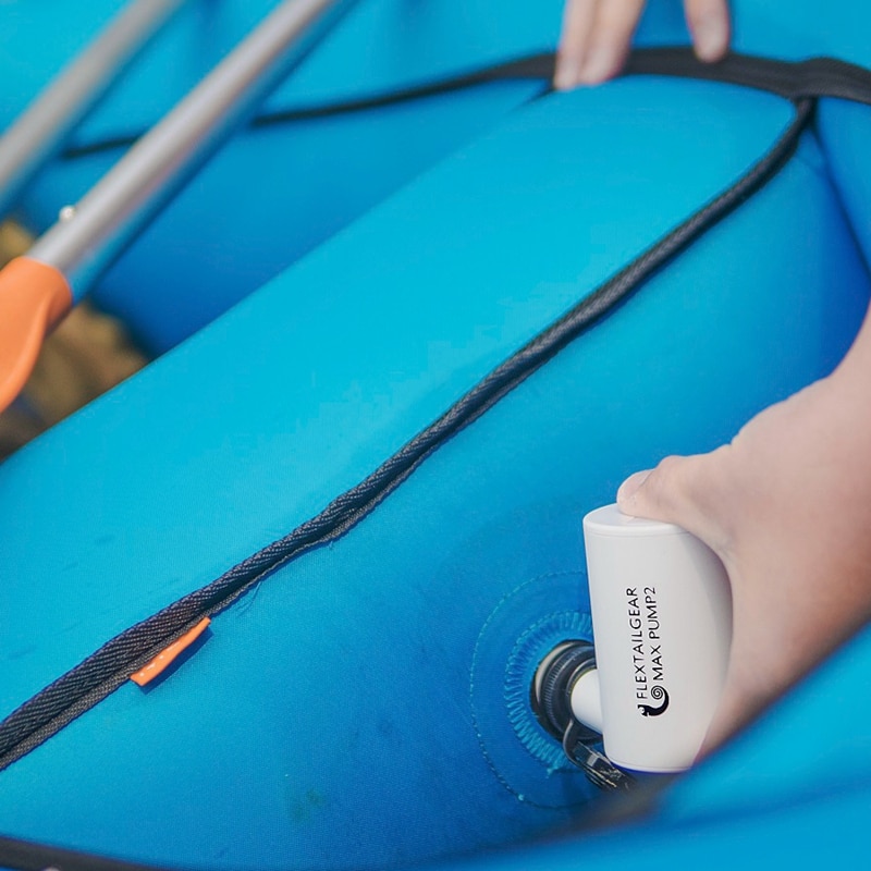 FLEXTAILGEAR Air PumP TINY Portable Rechargeable Ultralight Inflate for Sleeping Pad Camping Mattress Mat Swimming Ring Boat | Fugo Best