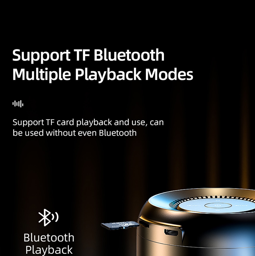 Mini Bluetooth Speaker Portable True Wireless Powerful Bass Smart Speaker 18H Play-time Clear Stereo Sound home theater JOYROOM | Fugo Best