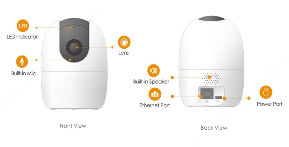 Dahua imou Ranger 2 1080P IP Camera 360 Human Detection Night Vision Baby Monitor Security Surveillance Wireless Wifi Camera | Fugo Best