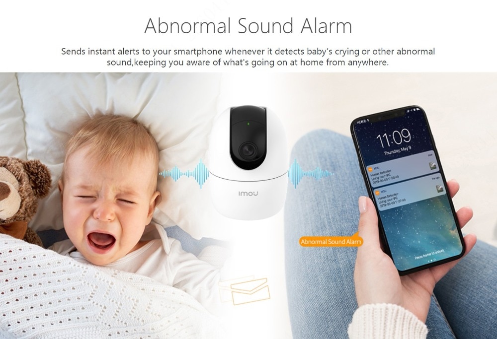 Dahua imou Ranger 2 1080P IP Camera 360 Human Detection Night Vision Baby Monitor Security Surveillance Wireless Wifi Camera | Fugo Best