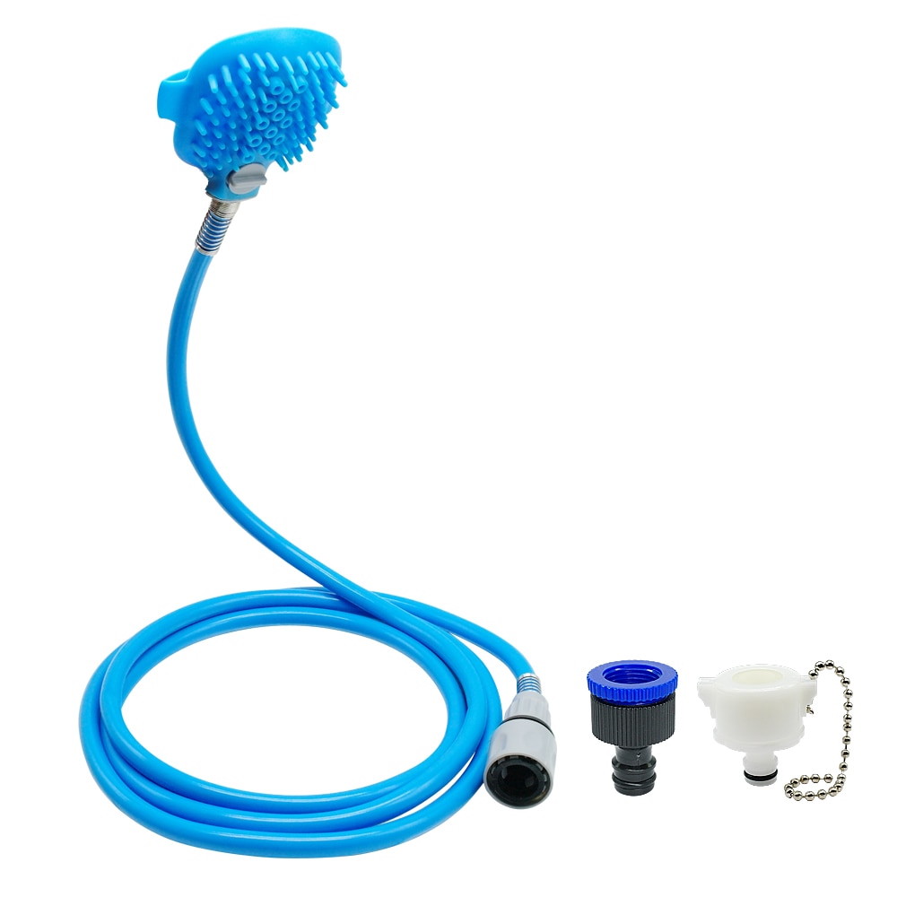 Soft Pet Dog Bath Shower for Dogs Pet Supplies Brush Glove Massager Washing Tool Sprayers Dog Shower Scrubber Sprayer chuveiros | Fugo Best