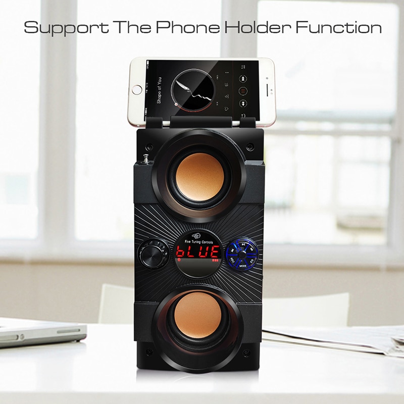 40W Big Power Portable Bluetooth Speaker Outdoor Wireless Subwoofer Boombox Column Sound Music Center Support AUX TF FM Radio | Fugo Best