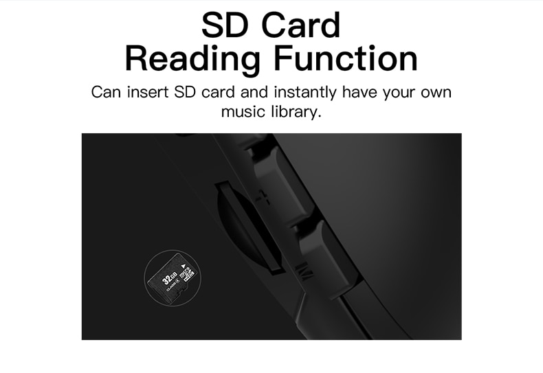 Bluedio HS neck-mounted bluetooth speaker portable wireless speaker bass bluetooth 5.0 FM radio support SD card slot | Fugo Best