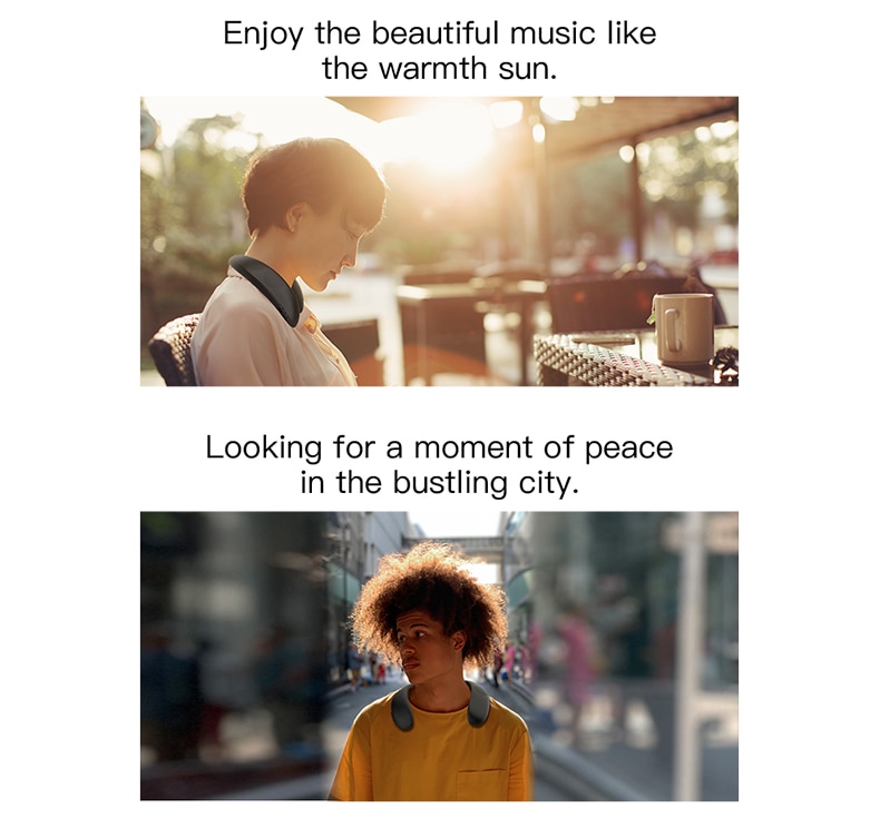 Bluedio HS neck-mounted bluetooth speaker portable wireless speaker bass bluetooth 5.0 FM radio support SD card slot | Fugo Best