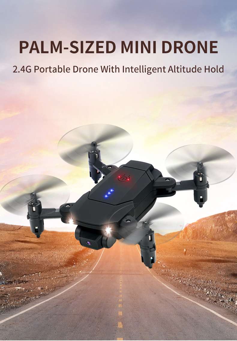 Topacc D83 Palm-sized Mini RC Drone With 2.4G Wifi HD Camera Altitude Hold Foldable RC Quadcopter RTF Simple to Control Dron | Fugo Best