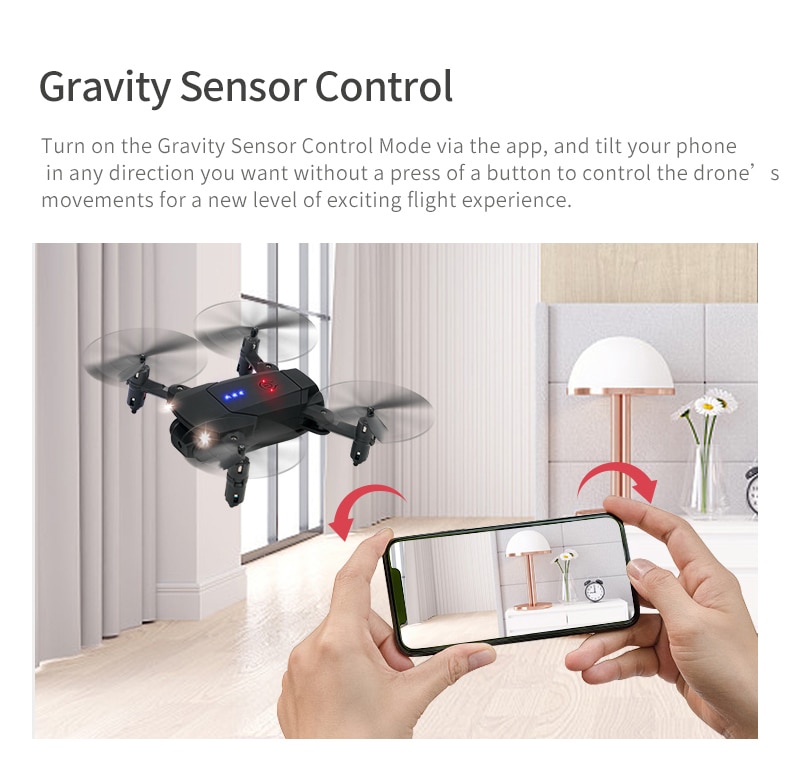 Topacc D83 Palm-sized Mini RC Drone With 2.4G Wifi HD Camera Altitude Hold Foldable RC Quadcopter RTF Simple to Control Dron | Fugo Best