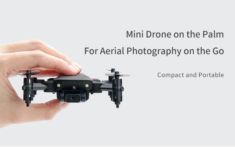 Topacc D83 Palm-sized Mini RC Drone With 2.4G Wifi HD Camera Altitude Hold Foldable RC Quadcopter RTF Simple to Control Dron | Fugo Best
