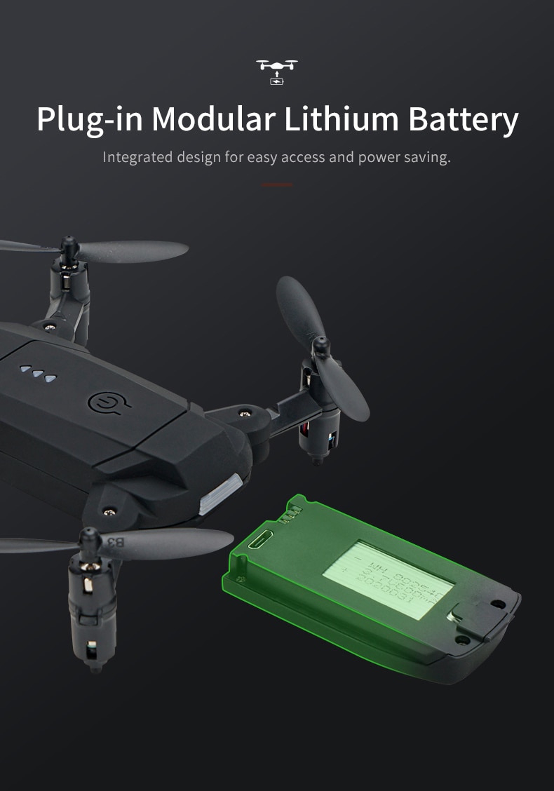 Topacc D83 Palm-sized Mini RC Drone With 2.4G Wifi HD Camera Altitude Hold Foldable RC Quadcopter RTF Simple to Control Dron | Fugo Best