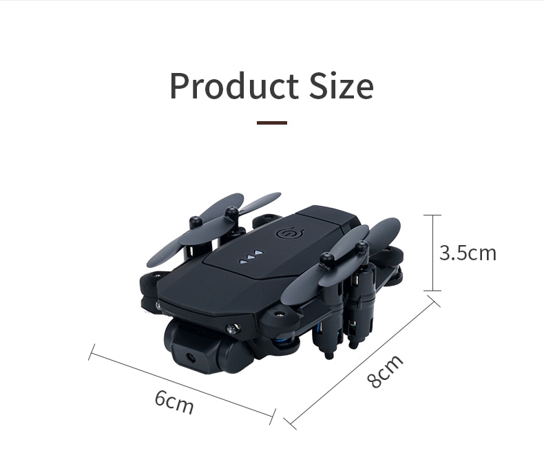 Topacc D83 Palm-sized Mini RC Drone With 2.4G Wifi HD Camera Altitude Hold Foldable RC Quadcopter RTF Simple to Control Dron | Fugo Best