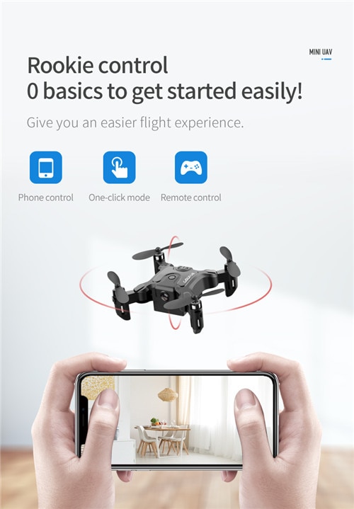 4DRC V2 Mini Dron 3 WiFi FPV with 720P HD Camera Altitude Hold Mode Foldable Mini Pocket RC Drone Quadcopter Helicopter Gift RTF | Fugo Best