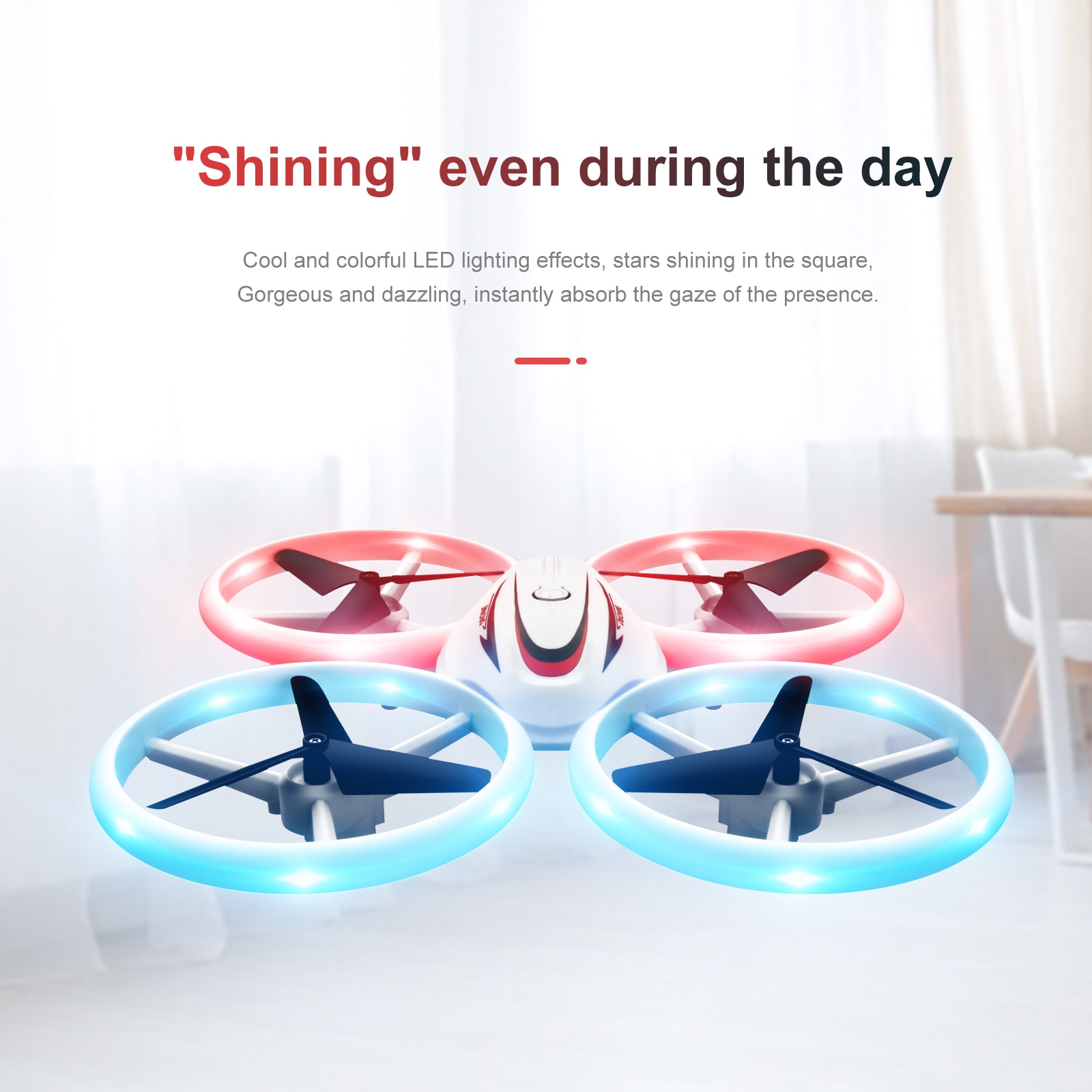 S123 Mini UFO RC Drone With LED Light Infrared Induction Fixed height Quadcopter Model Professional Colorful Dron Toys for boys | Fugo Best