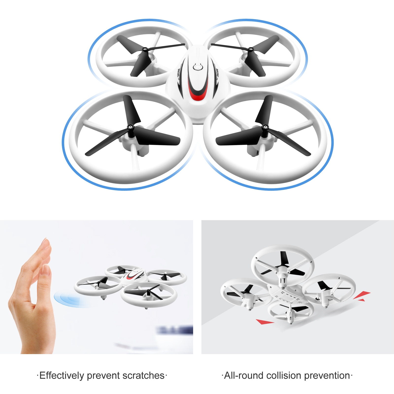S123 Mini UFO RC Drone With LED Light Infrared Induction Fixed height Quadcopter Model Professional Colorful Dron Toys for boys | Fugo Best