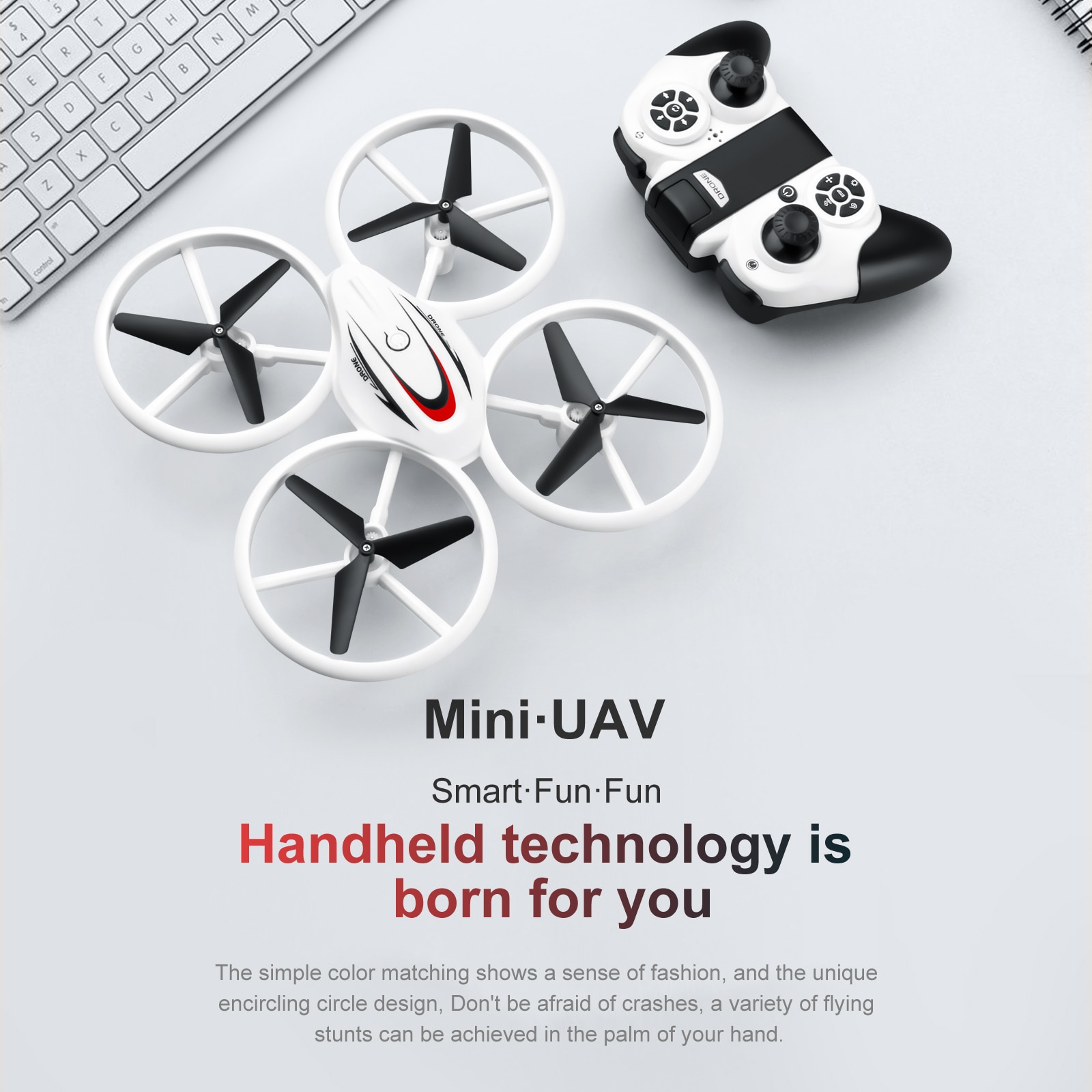 S123 Mini UFO RC Drone With LED Light Infrared Induction Fixed height Quadcopter Model Professional Colorful Dron Toys for boys | Fugo Best