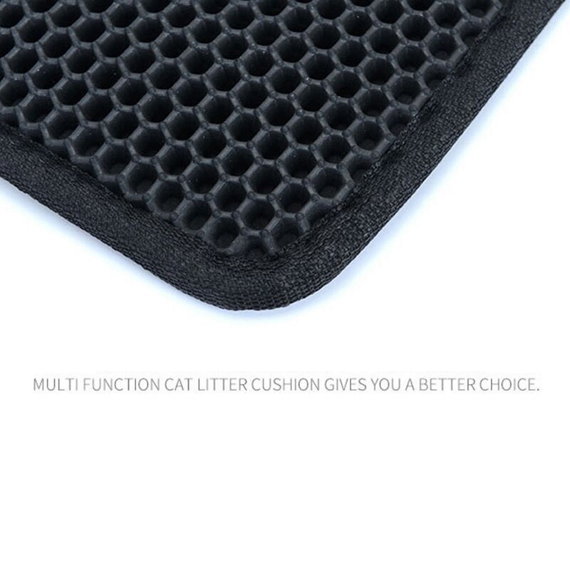 Pet Cat Litter Mat EVA Double-Layer Cat Litter Trapper Mats with Waterproof Bottom Non-slip Pet Litter Cat Mat Layer | Fugo Best
