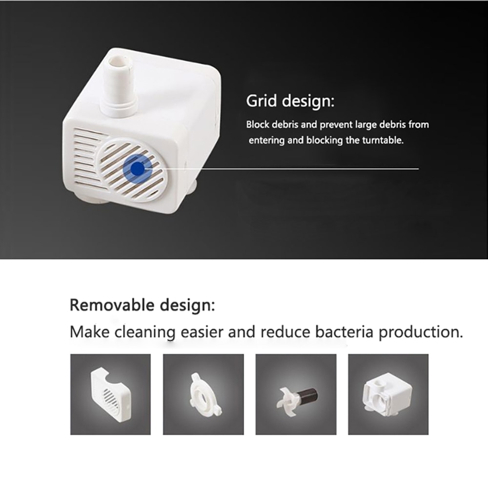 2L Automatic Pet Cat Water Fountain Filter Dispenser Feeder Smart Drinker Super Quiet Drinker Auto Feeder Drinking Supplies | Fugo Best