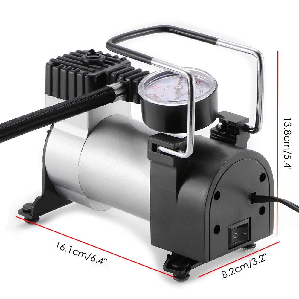 Universal 12V High-Power Car Double-Cylinder Inflator Pump Air Compressor Inflator Portable 150psi Car Tire Pump car Accessories | Fugo Best