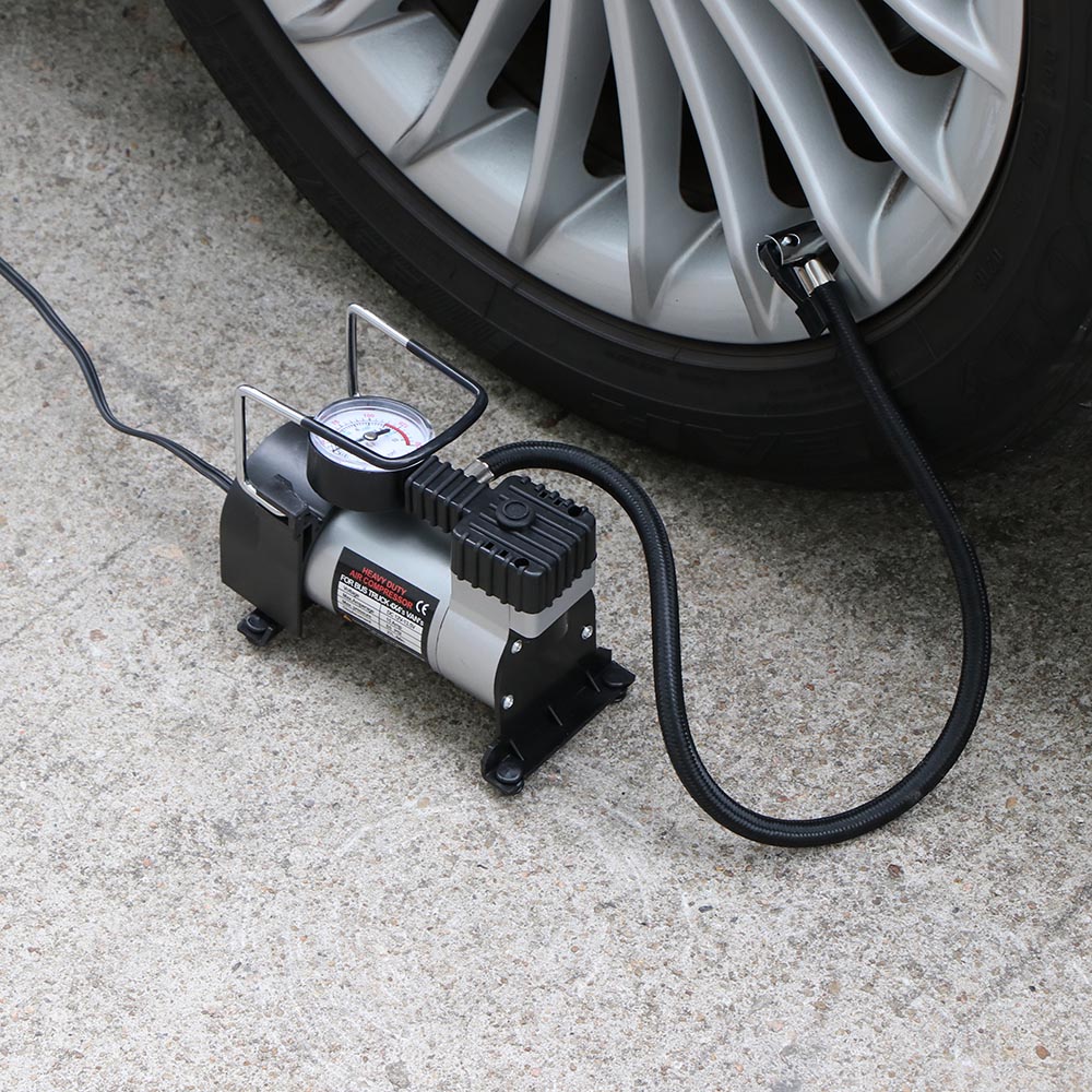 Universal 12V High-Power Car Double-Cylinder Inflator Pump Air Compressor Inflator Portable 150psi Car Tire Pump car Accessories | Fugo Best