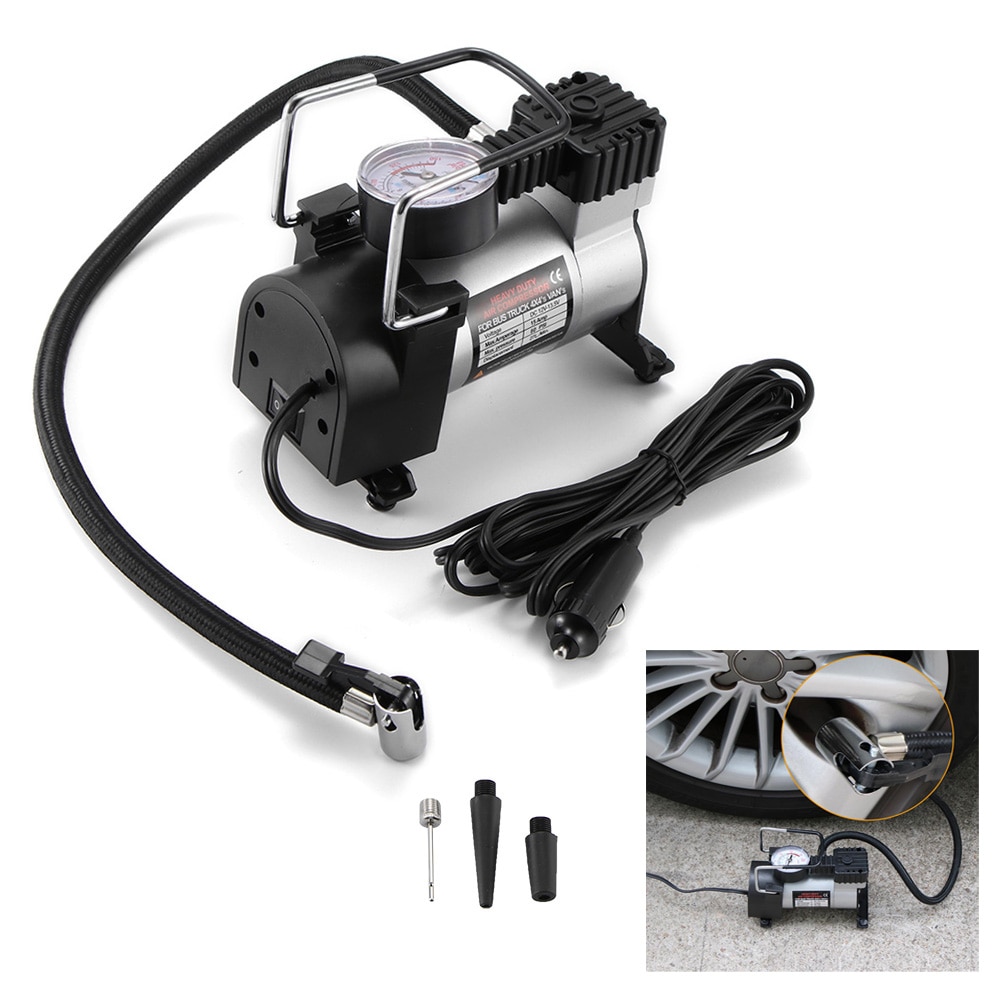 Universal 12V High-Power Car Double-Cylinder Inflator Pump Air Compressor Inflator Portable 150psi Car Tire Pump car Accessories | Fugo Best