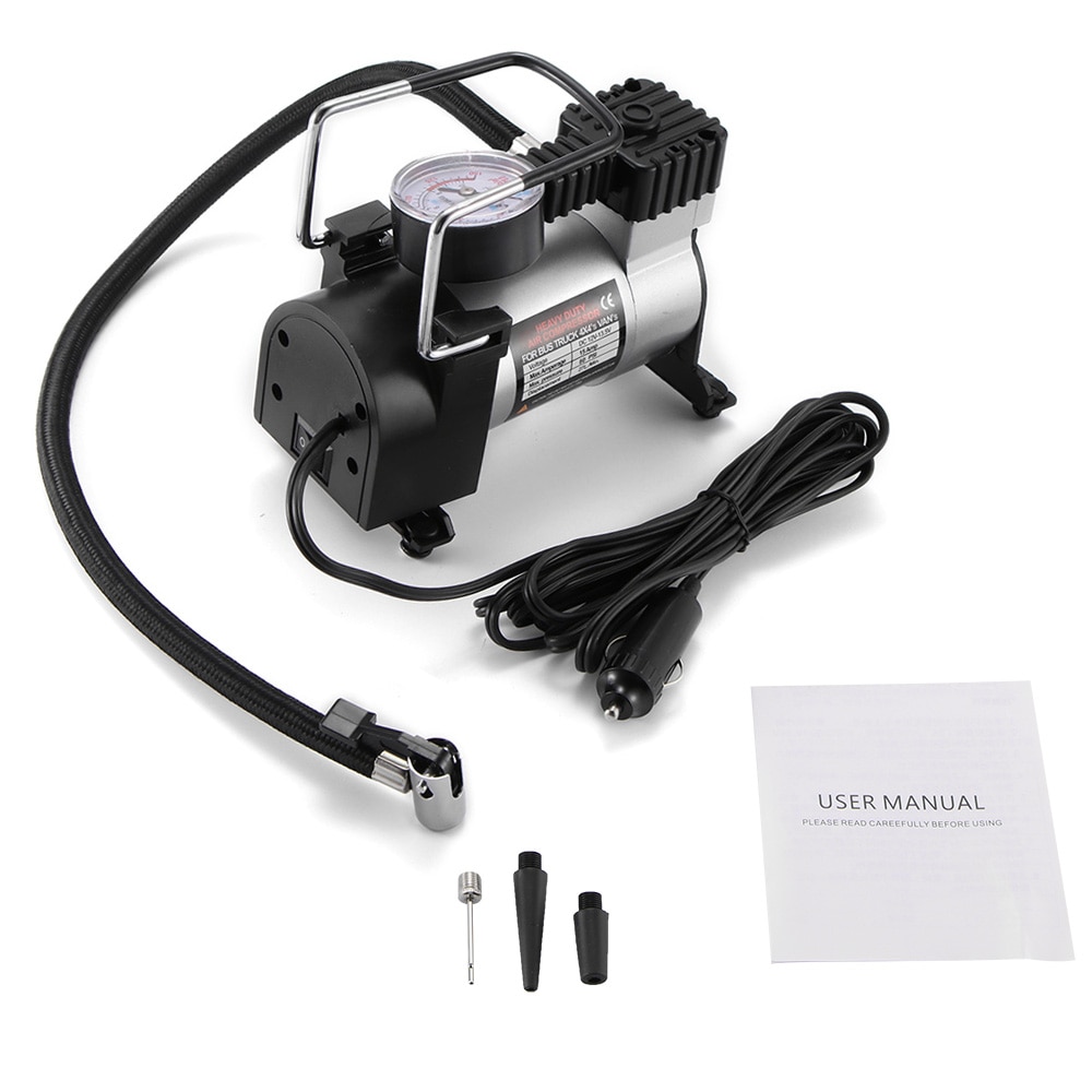 Universal 12V High-Power Car Double-Cylinder Inflator Pump Air Compressor Inflator Portable 150psi Car Tire Pump car Accessories | Fugo Best