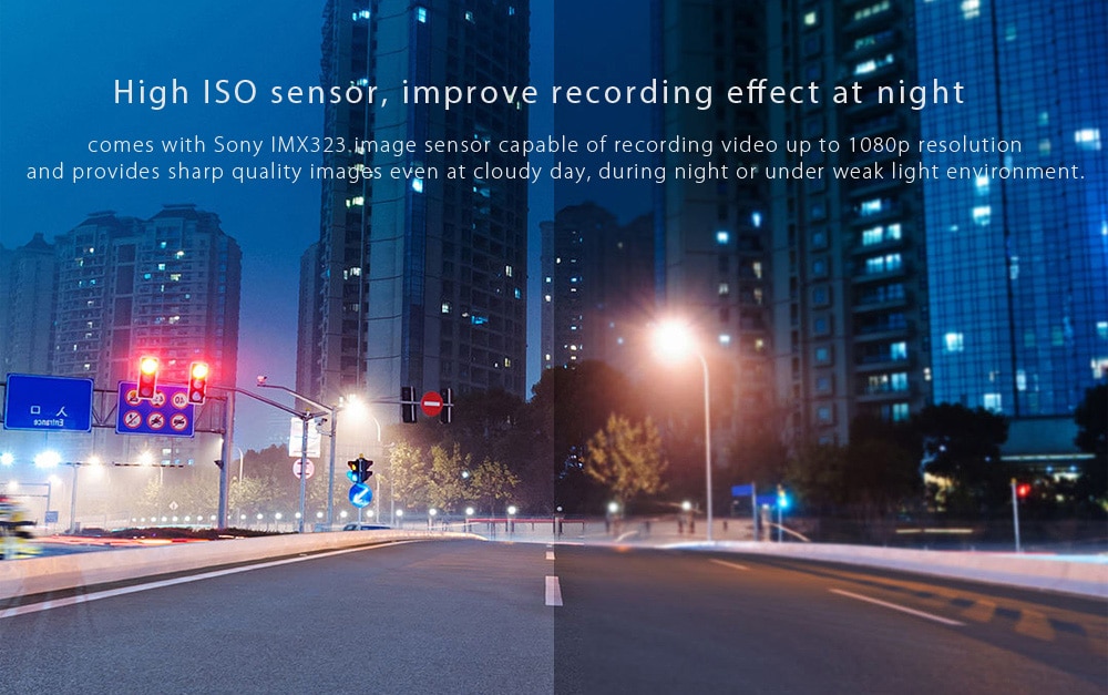 Xiaomi 70mai Smart Dash Cam 1S 1080P Superior Night Vision 70mai 1S Car Recorder Wifi Car DVR Video Dashboad | Fugo Best