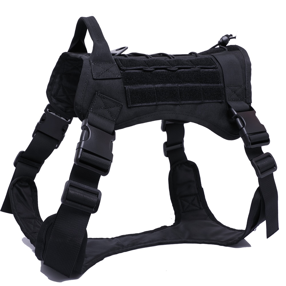 Tactical Dog Harness German Shepherd Pet Dog Harness Vest Nylon Bungee Dog Leash Harness For Small Large Dogs | Fugo Best