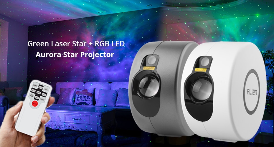 ALIEN Remote Star Galaxy Laser Projector Starry Sky Stage Lighting Effect Bedrooms Kids Room Party Night Holiday Wedding Lights | Fugo Best