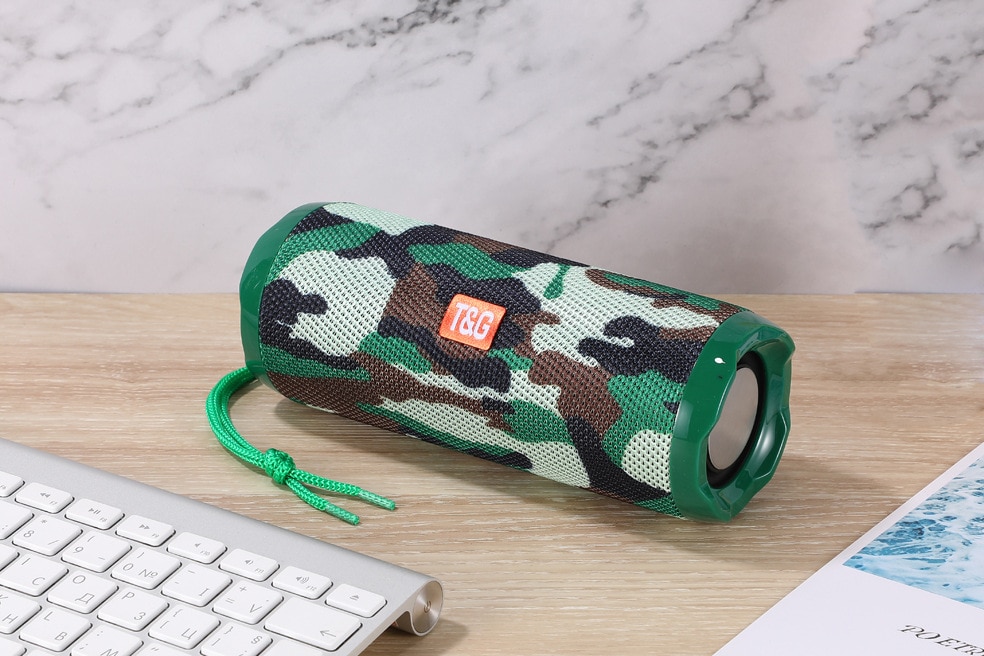 Bluetooth Speaker Outdoor Waterproof Portable Wireless Sound Column Speaker Box Supports TF Card FM Radio Mobile Phone Computer | Fugo Best