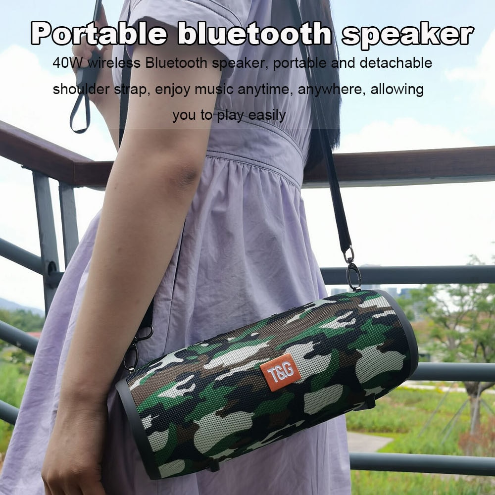 High Power 40W Bluetooth Speaker Bass Portable Column Wireless Stereo Subwoofer Music Playe Center With 3600mAh Battery Soundbox | Fugo Best