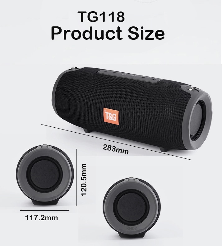 High Power 40W Bluetooth Speaker Bass Portable Column Wireless Stereo Subwoofer Music Playe Center With 3600mAh Battery Soundbox | Fugo Best