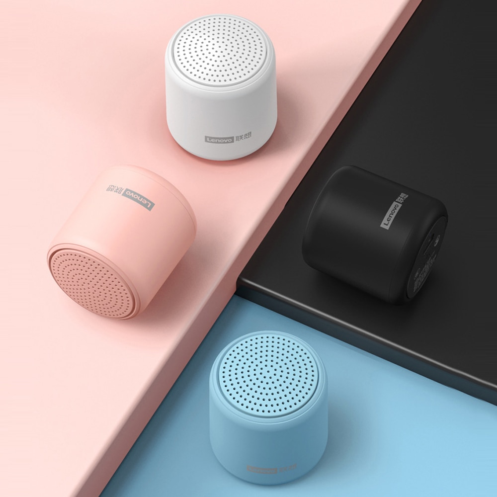 Lenovo L01 Mini Wireless Bluetooth 5.0 Speaker TWS Connection Outdoor Portable Speaker Hands-free with Mic USB Sound Box | Fugo Best