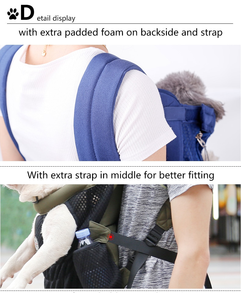Pet Dog Carrier Mesh Breathable Bag Cat Backpack for Traving Shopping Carring Bag Products for Dogs Anilmal Transport Carrier | Fugo Best