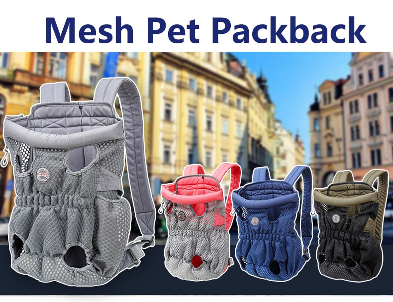 Pet Dog Carrier Mesh Breathable Bag Cat Backpack for Traving Shopping Carring Bag Products for Dogs Anilmal Transport Carrier | Fugo Best