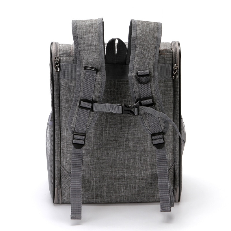Dog Cat Carrier Pet Puppy Backpack Black Bag Dogs Backpacks Outdoor Breathable Foldable Pet Backpack For Travel Small Dog Bag | Fugo Best