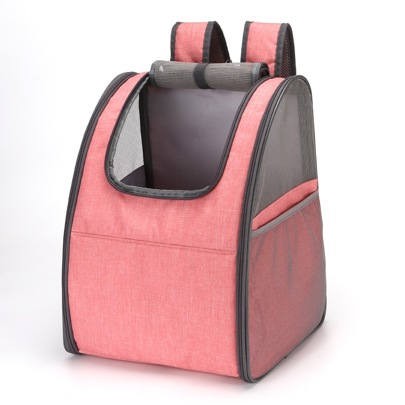 Dog Cat Carrier Pet Puppy Backpack Black Bag Dogs Backpacks Outdoor Breathable Foldable Pet Backpack For Travel Small Dog Bag | Fugo Best
