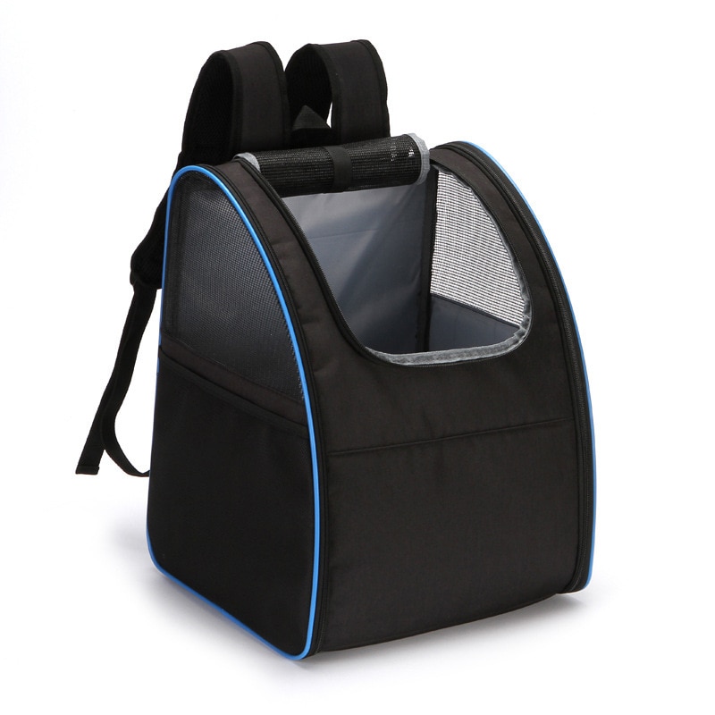 Dog Cat Carrier Pet Puppy Backpack Black Bag Dogs Backpacks Outdoor Breathable Foldable Pet Backpack For Travel Small Dog Bag | Fugo Best