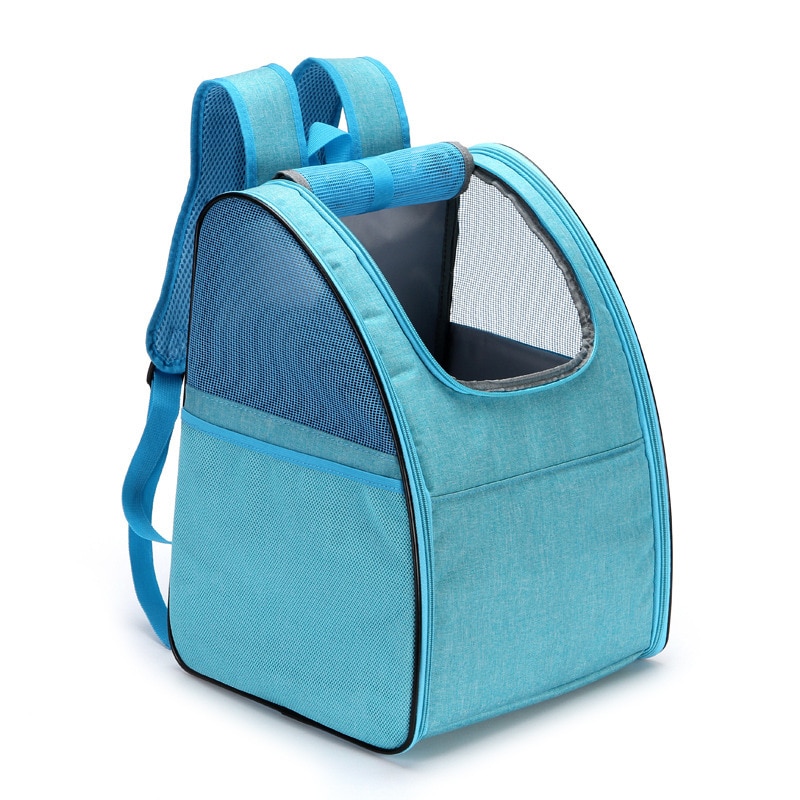 Dog Cat Carrier Pet Puppy Backpack Black Bag Dogs Backpacks Outdoor Breathable Foldable Pet Backpack For Travel Small Dog Bag | Fugo Best