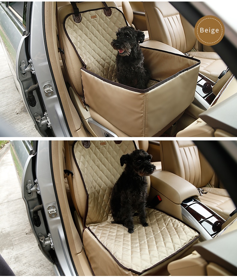 Dog Car Seat Cover Travel Pet Carriers Folding Hammock Bag Carrying For Cats Dogs transportin perro autostoel hond | Fugo Best