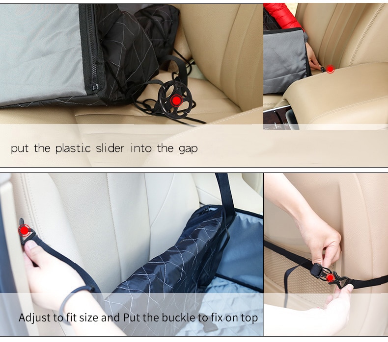 Dog Car Seat Cover Travel Pet Carriers Folding Hammock Bag Carrying For Cats Dogs transportin perro autostoel hond | Fugo Best