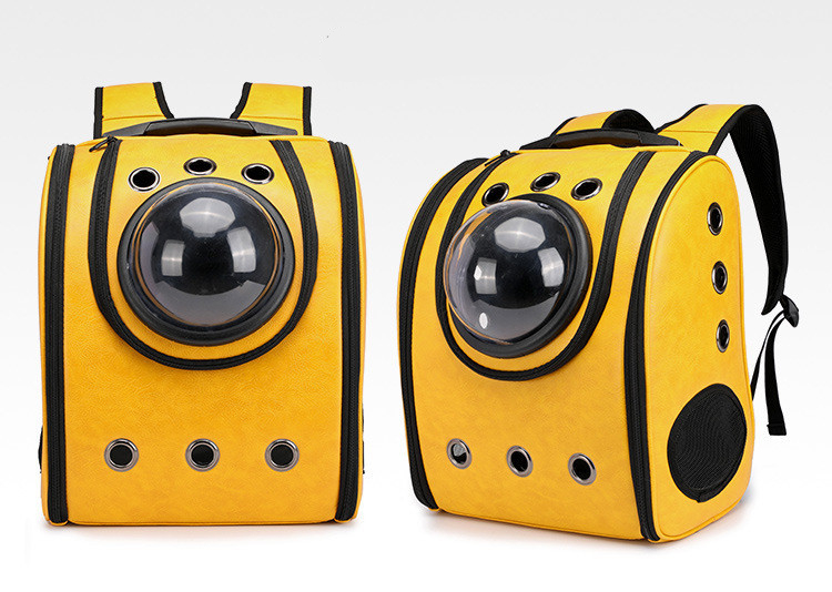Cat Carrier Bags Breathable Pet Backpack Small Dog Cat Carriers Travel Space Capsule Cage Pet Transport Bag Carrying For Cats | Fugo Best