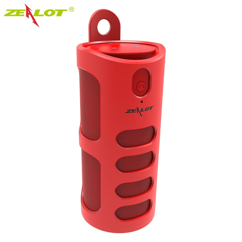 ZEALOT S8 Wireless Bluetooth Speakers Outdoor Column HIFI Stereo Subwoofer Music Box Portable high-power Speaker Support TF card | Fugo Best