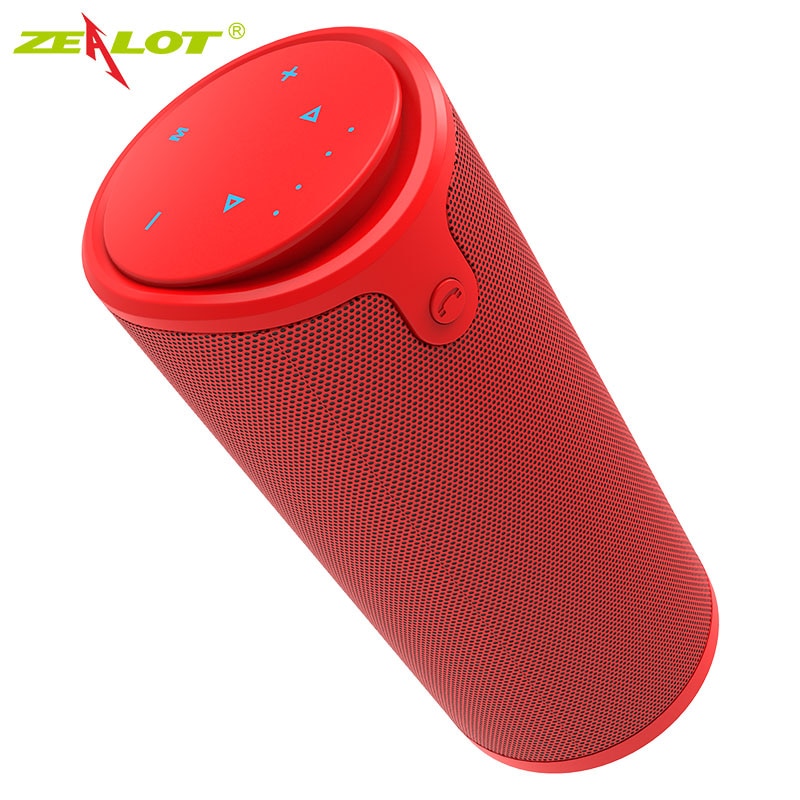 ZEALOT S8 Wireless Bluetooth Speakers Outdoor Column HIFI Stereo Subwoofer Music Box Portable high-power Speaker Support TF card | Fugo Best