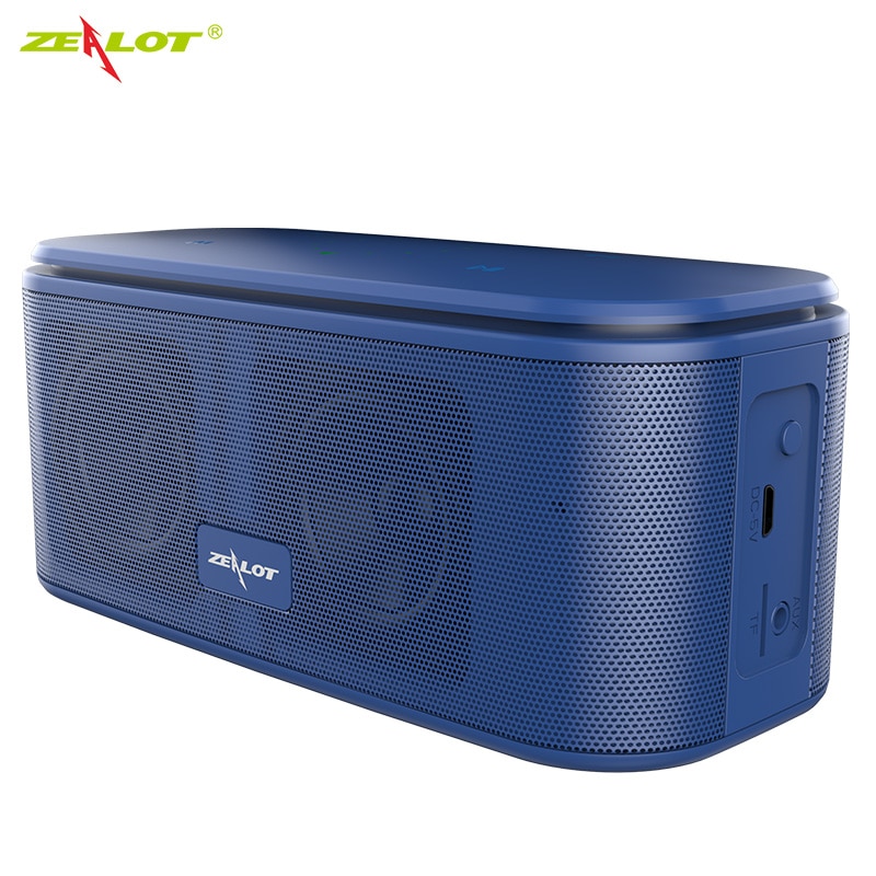 ZEALOT S25 Bluetooth Speaker 3W Portable Speakers Colums Deep Bass Soundbar with IPX6 Waterproof,for Siri,SoundPulse | Fugo Best