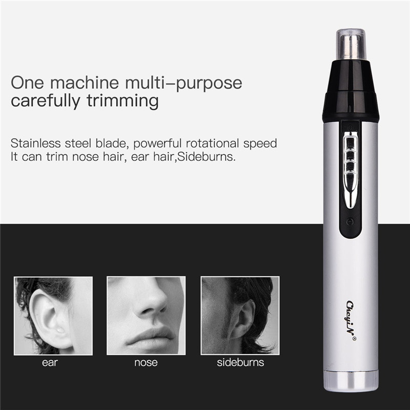 CkeyiN Men Hair Clipper Professional Trimmer Cordless Nose Eyebrow Removal Painless Electric Shaver Machine Beard Razor Mower | Fugo Best