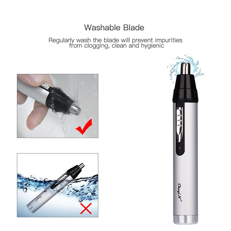 CkeyiN Men Hair Clipper Professional Trimmer Cordless Nose Eyebrow Removal Painless Electric Shaver Machine Beard Razor Mower | Fugo Best