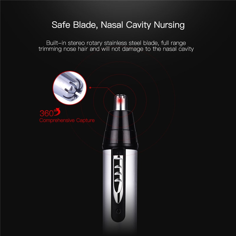 CkeyiN Men Hair Clipper Professional Trimmer Cordless Nose Eyebrow Removal Painless Electric Shaver Machine Beard Razor Mower | Fugo Best