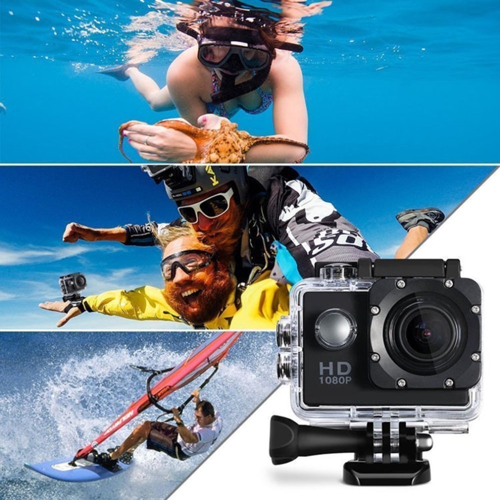 2.0in HD 1080P 24fps Waterproof Digital Action Camera Video Camera CMOS Sensor Wide Angle Lens 1080P Sports Camara Profesional | Fugo Best