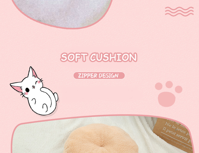 Funny Garlic Cat Bed Mat Soft Warm Pet Cat House Soothing Cat Bed for Dog Cat Sitting Home Puppy Sleeping Plush Nest Cave | Fugo Best