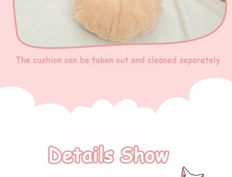 Funny Garlic Cat Bed Mat Soft Warm Pet Cat House Soothing Cat Bed for Dog Cat Sitting Home Puppy Sleeping Plush Nest Cave | Fugo Best