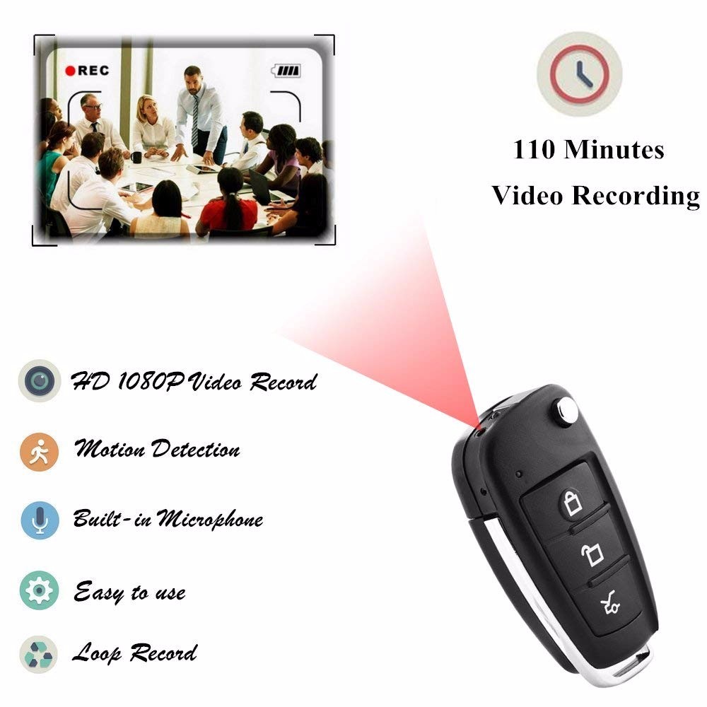 Mini Camera HD Micro Key Video Shooting Security Camera Voice Recorder Surveillance Camera 1080p Protection | Fugo Best