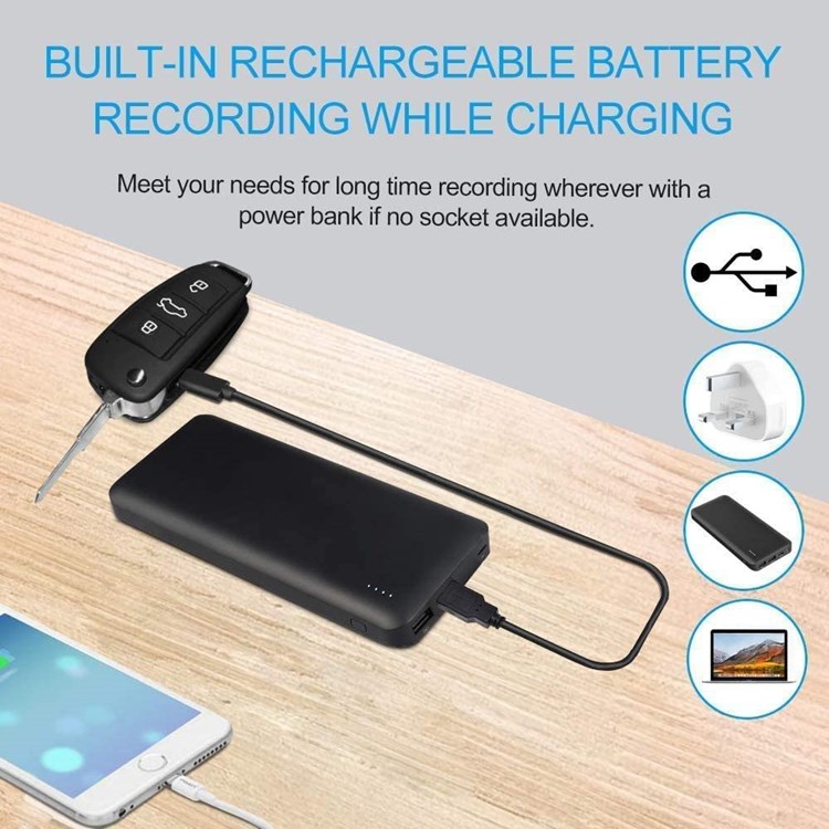 Mini Camera HD Micro Key Video Shooting Security Camera Voice Recorder Surveillance Camera 1080p Protection | Fugo Best